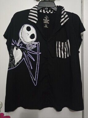 Nightmare Before Christmas collared shirt